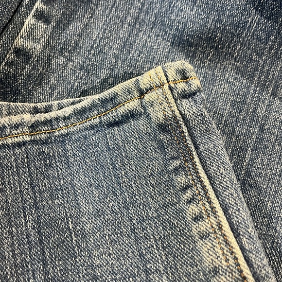 Frame Le High Straight Cuff Ridley Distressed Jeans - Picture 8 of 10